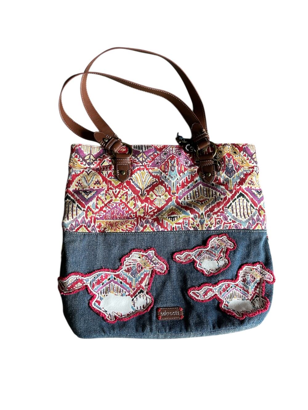 Sakroots Horse County Boho Shoulder Bag